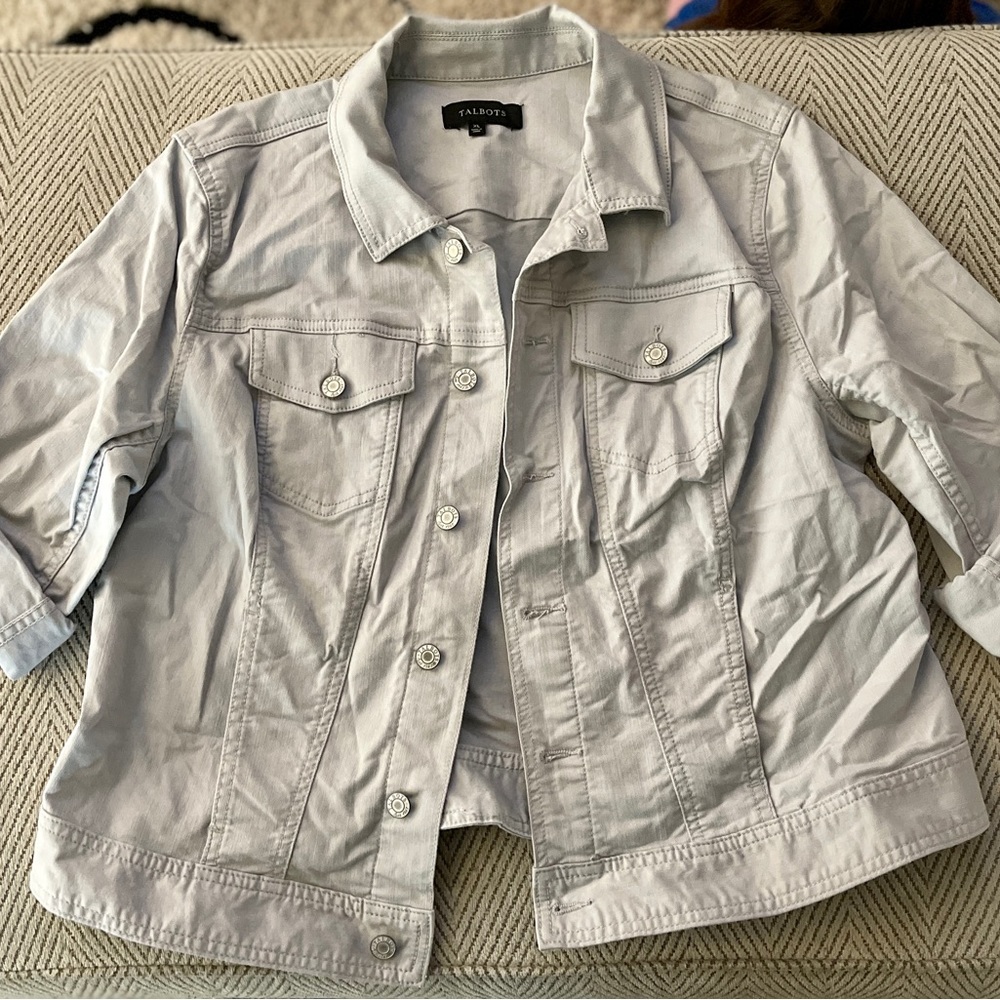 Talbots Jean Jacket